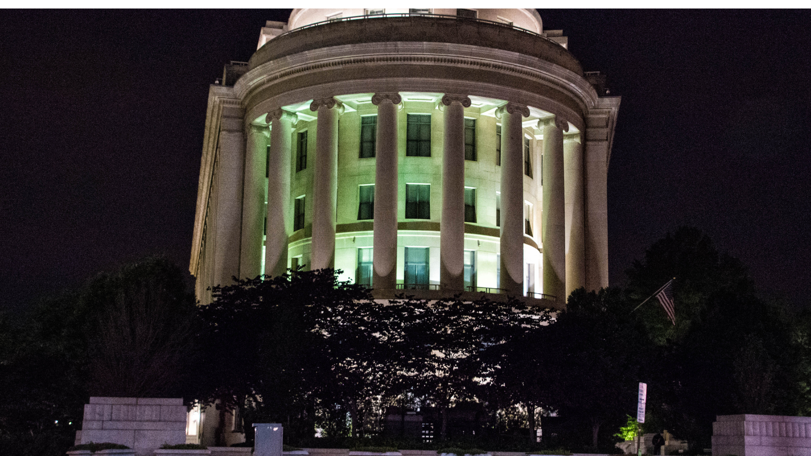 FTC  building at night